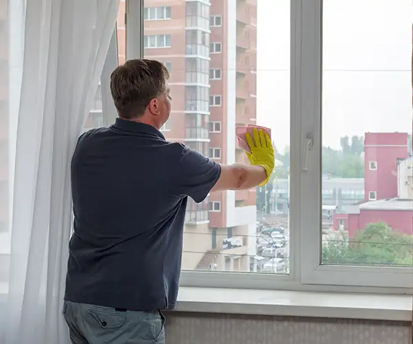 pulizia-serramenti PVC